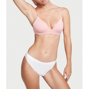 Трусики Victoria's Secret White Seamless Bikini Panty
