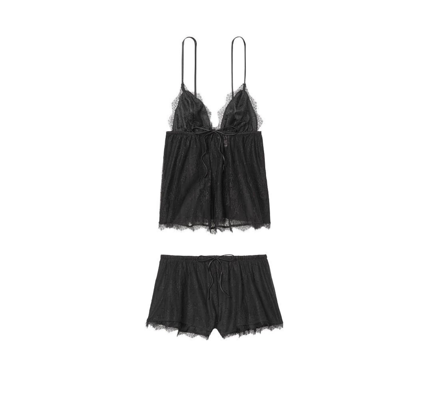 Піжама VS Black Lace Cami Short PJ Set
