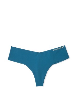 Трусики Victoria’s Secret No Show Thong Panty Teal Star