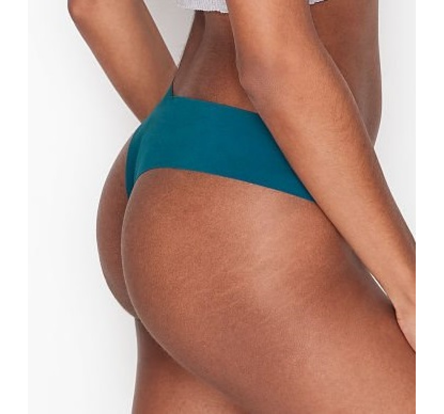Трусики Victoria’s Secret No Show Thong Panty Teal Star