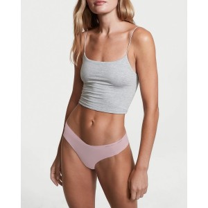 Трусики Victoria's Secret No Show Purple Thong Panty