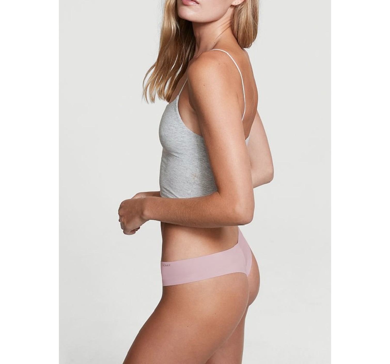 Трусики Victoria's Secret No Show Purple Thong Panty