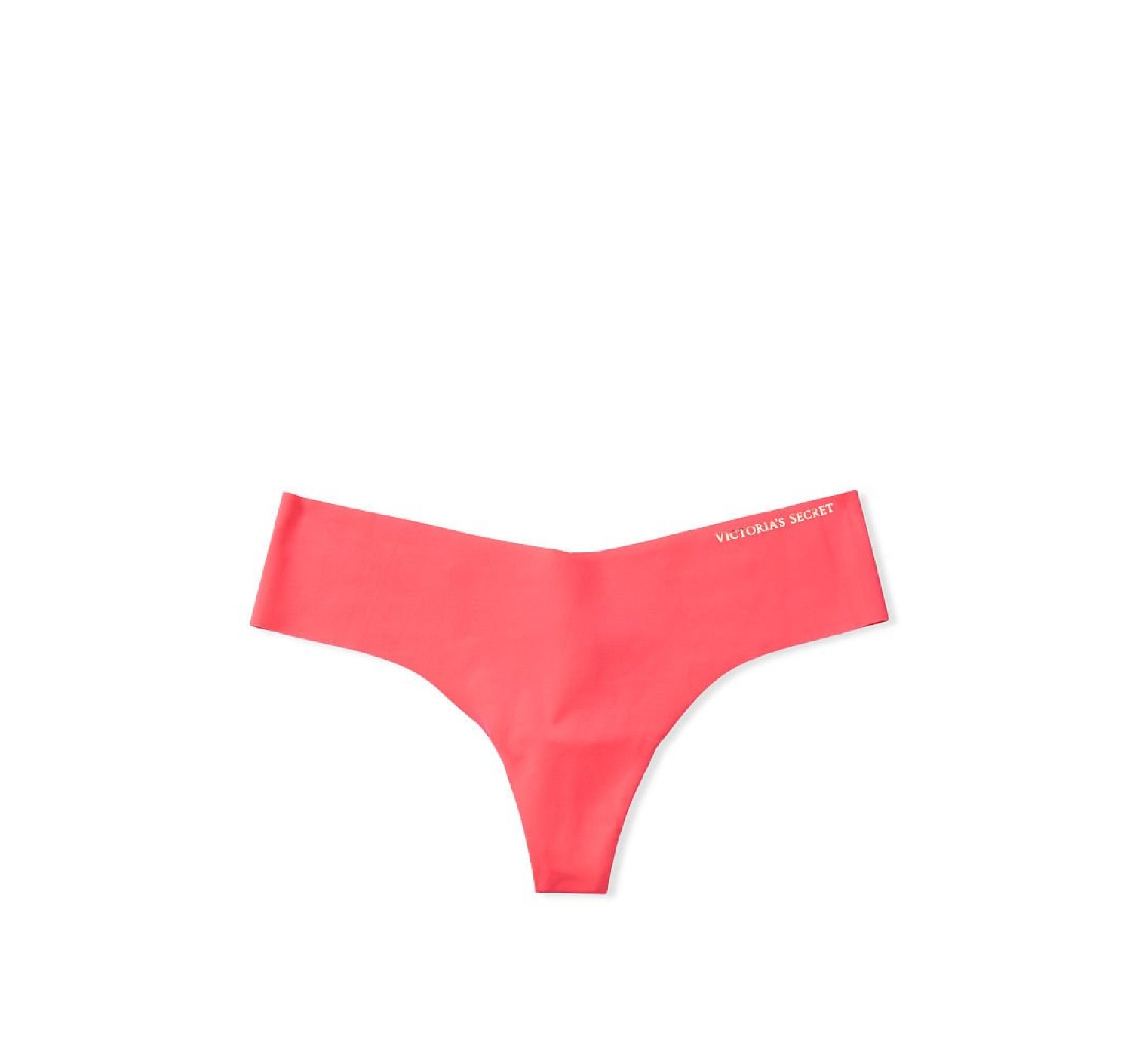 Трусики Victoria Secret No Show Thong Panty Coral