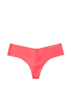 Трусики Victoria Secret No Show Thong Panty Coral