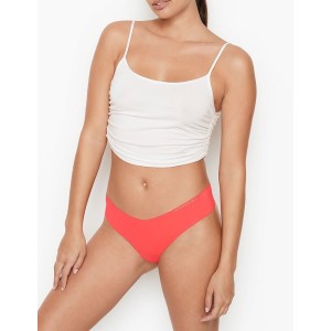 Трусики Victoria Secret No Show Thong Panty Coral