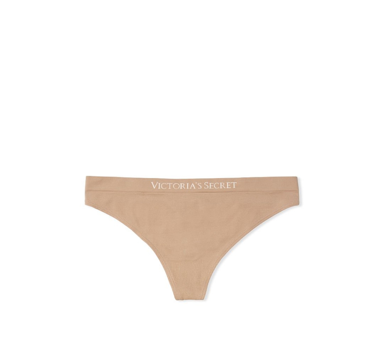 Трусики Victoria's Secret Seamless Thong Panty Beige