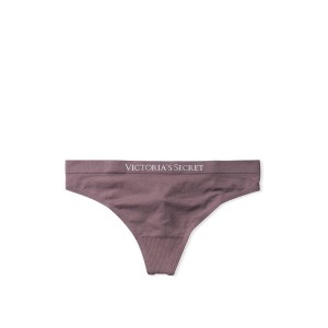 Трусики Victoria's Secret Seamless Thong Panty Purple