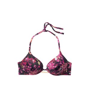 Купальник Вікторія Сікрет з подвійним пушапом Bali Bombshell Black bloom