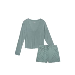 Пижама Victoria’s Secret Modal Pj set black dot