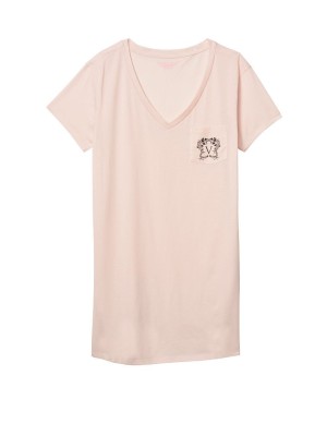 Нічна сорочка VS Cotton Sleepshirt V logo