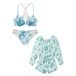 Купальник Вікторія Сікрет Push-Up Bra Flower print