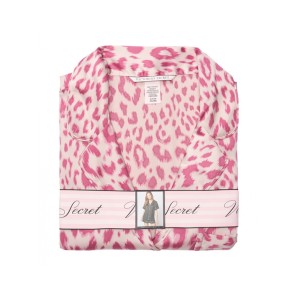 Піжама VS Satin Short PJ Set Pink leopard