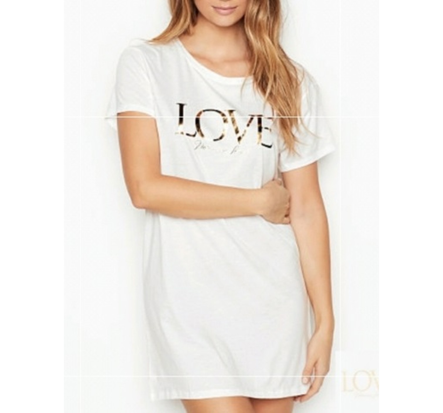 Нічна сорочка VS Cotton Sleepshirt LOVE