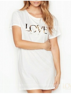 Ночная рубашка VS Cotton Sleepshirt LOVE 