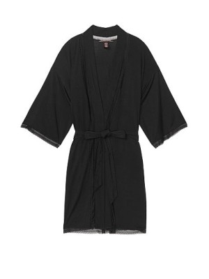 Халат Heavenly by Victoria's Secret Modal Black Lace
