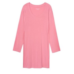 Ночная рубашка с кружевом Victoria’s Secret Modal Lace Rose Luster