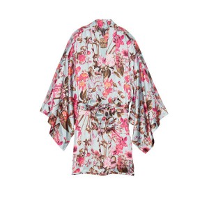 Сатиновый халат Victoria’s Secret Very Sexy Satin Kimono Floral print 