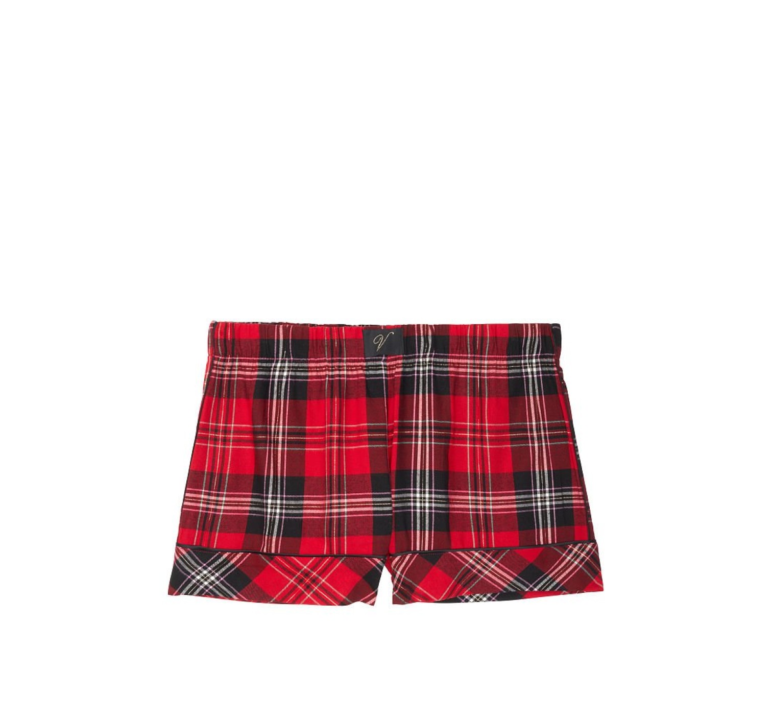 Шорти Victoria's Secret Red Flannel Shimmer Boxer
