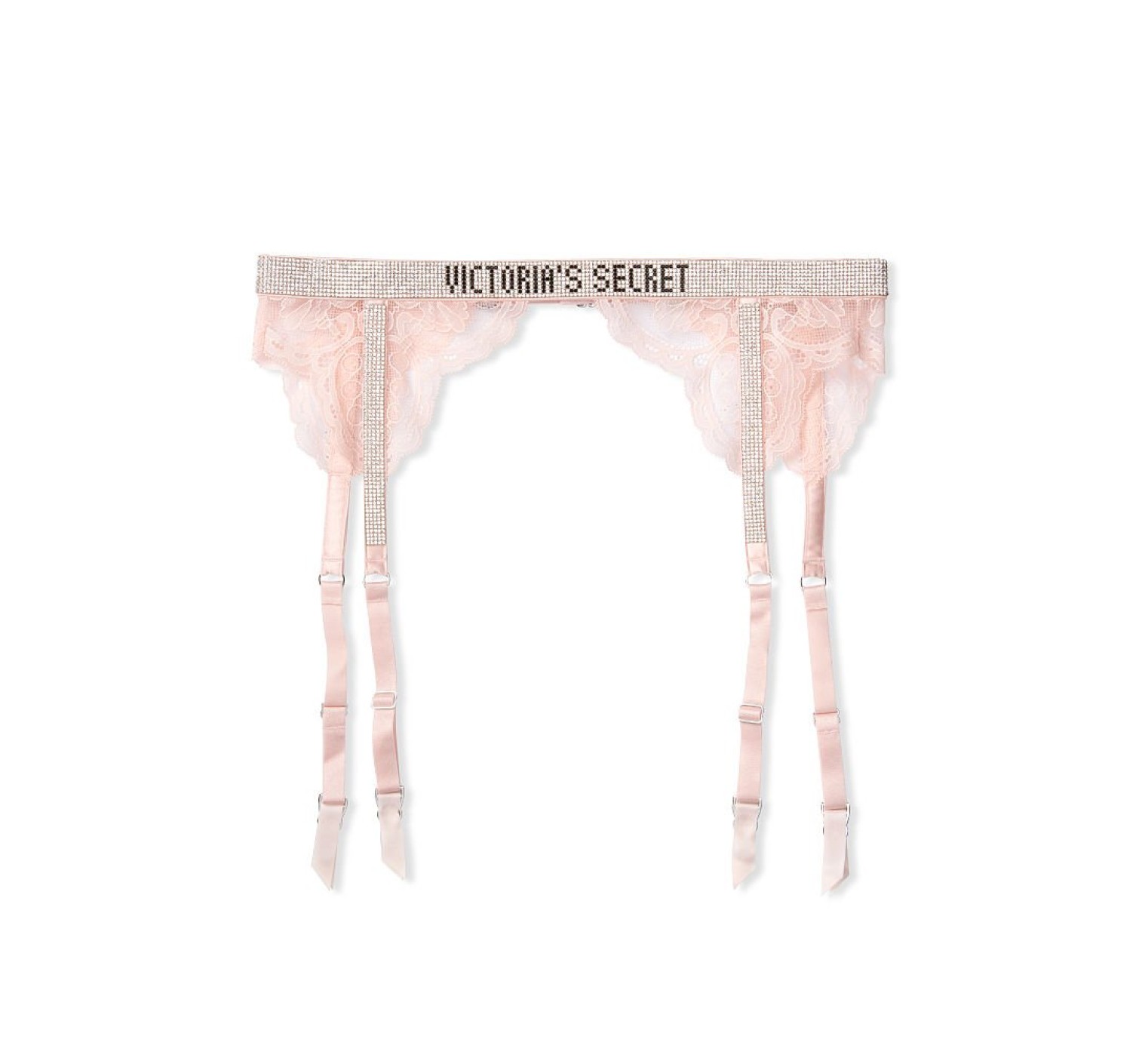 Пояс Victoria's Secret VERY SEXY Shine Strap Garter Belt So Rose Lace