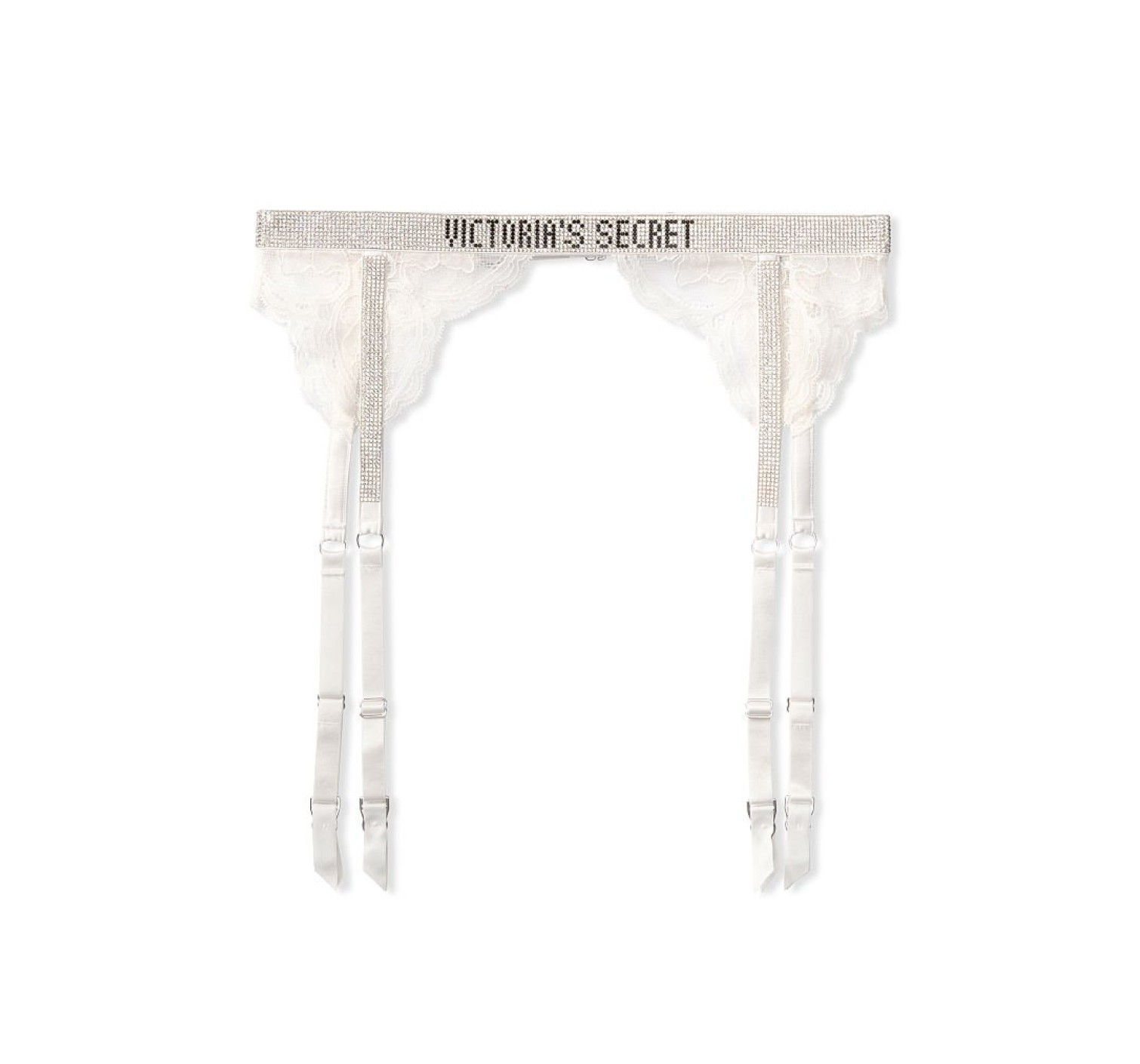 Пояс Victoria’s Secret VERY SEXY Shine Strap Garter Belt White Lace