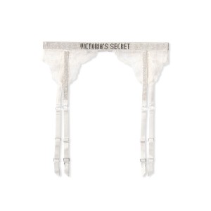 Пояс Victoria’s Secret VERY SEXY Shine Strap Garter Belt White Lace