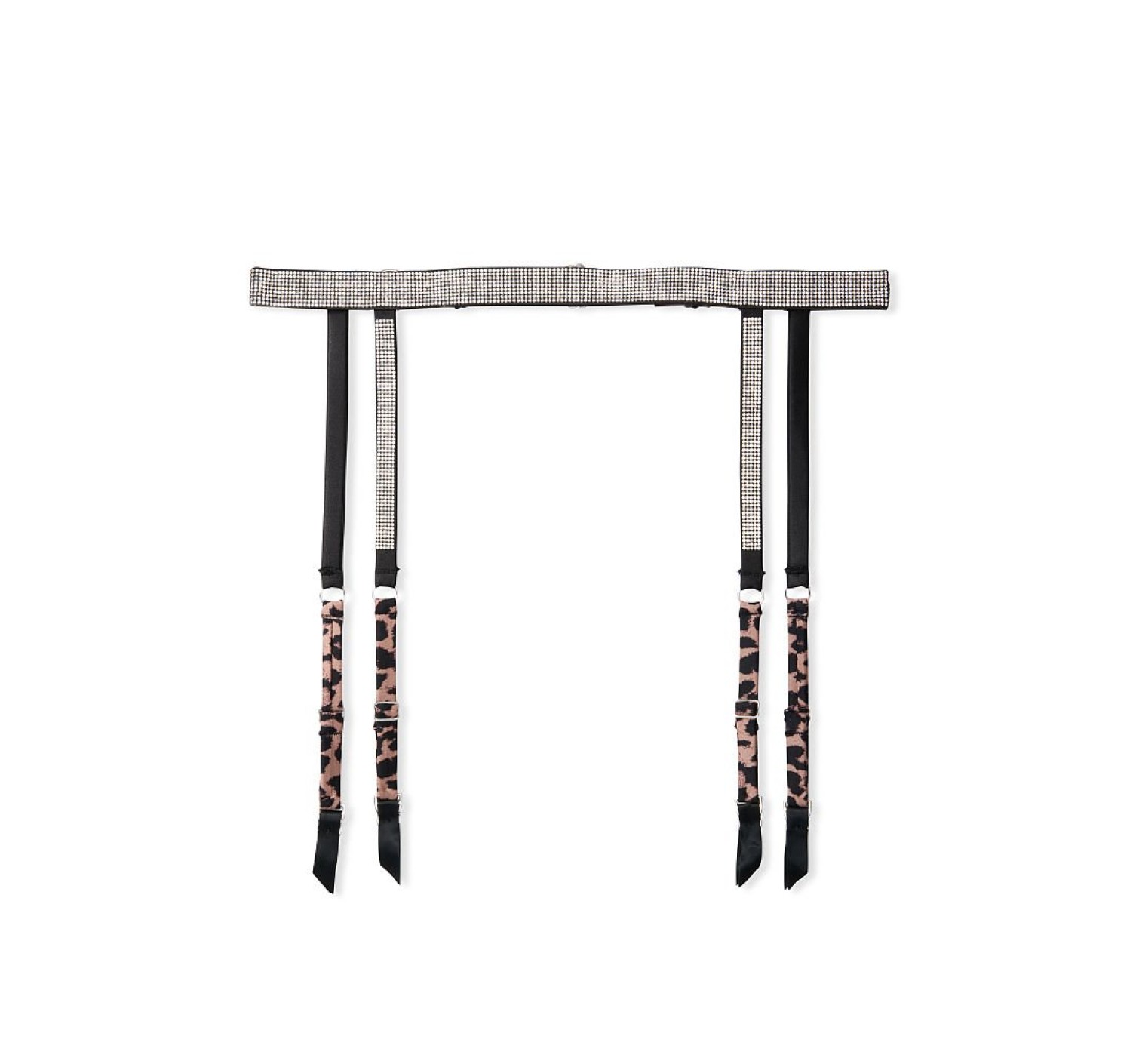 Пояс Victoria's Secret VERY SEXY Shine Strap Garter Belt Leopard Lace