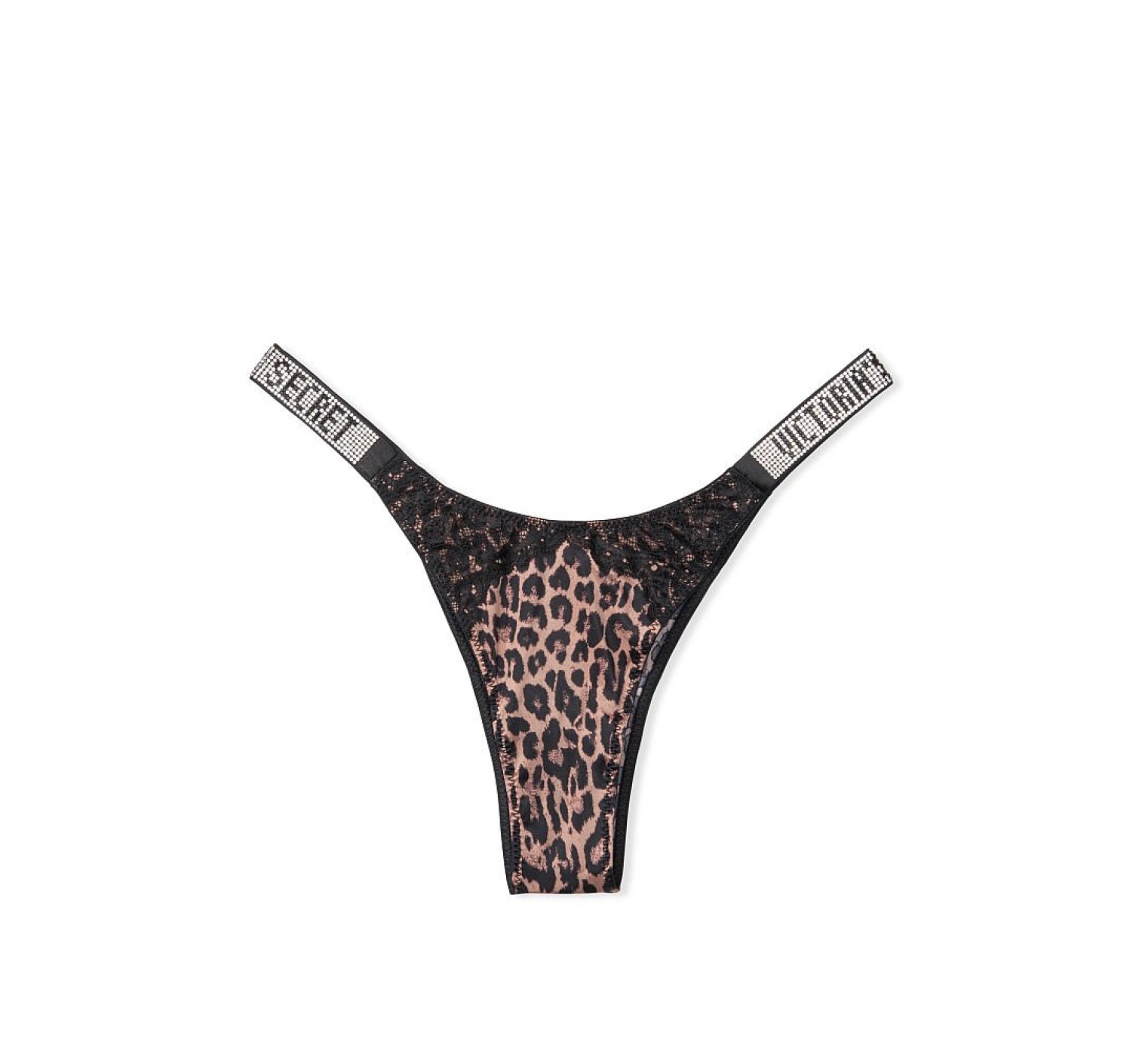 Комплект білизни VS Very Sexy Leopard Lace Shine Strap Push-up Bra set