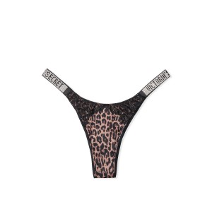Комплект білизни VS Very Sexy Leopard Lace Shine Strap Push-up Bra set