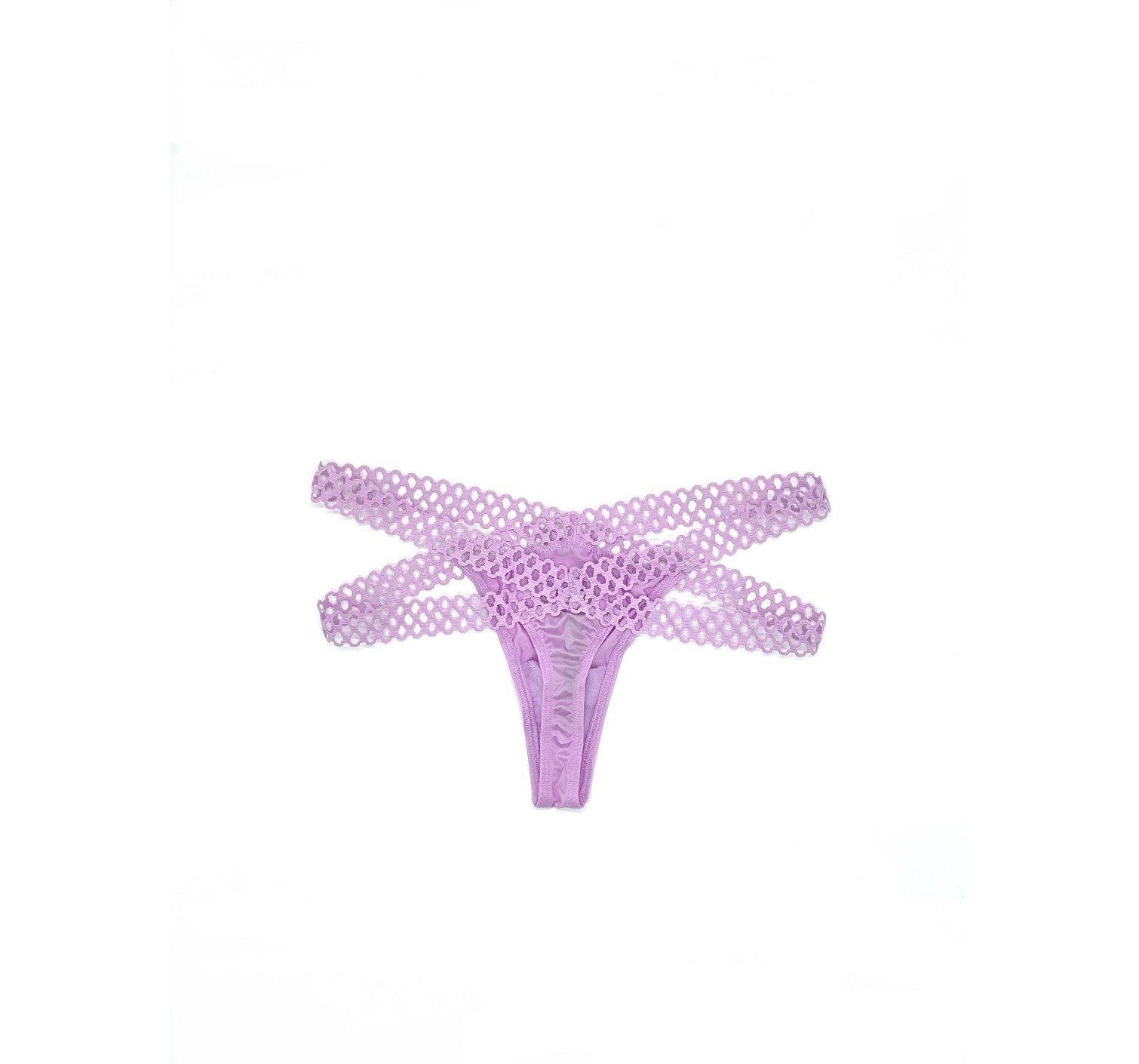 Трусики Victoria's Secret Very Sexy Strappy Lace Thong panty Lilac