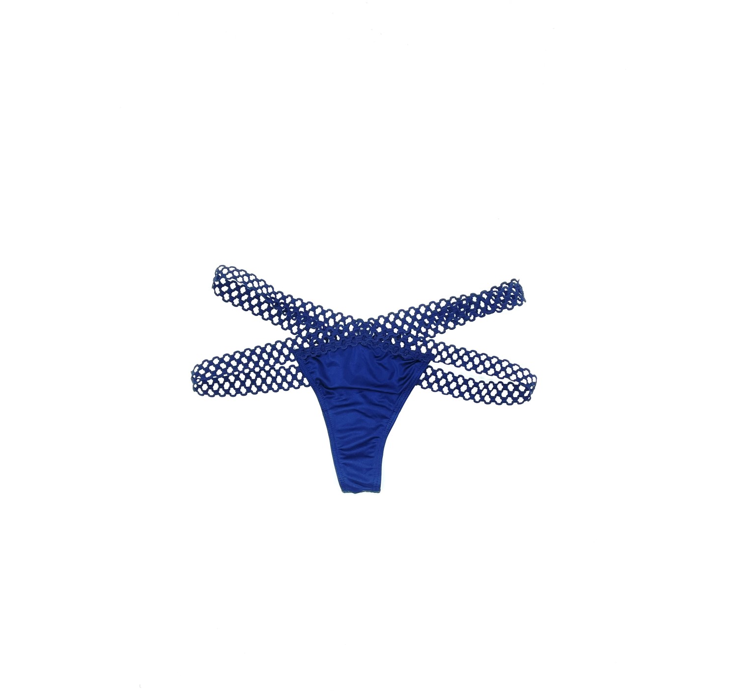 Трусики Victoria's Secret Very Sexy Strappy Lace Thong Night blue