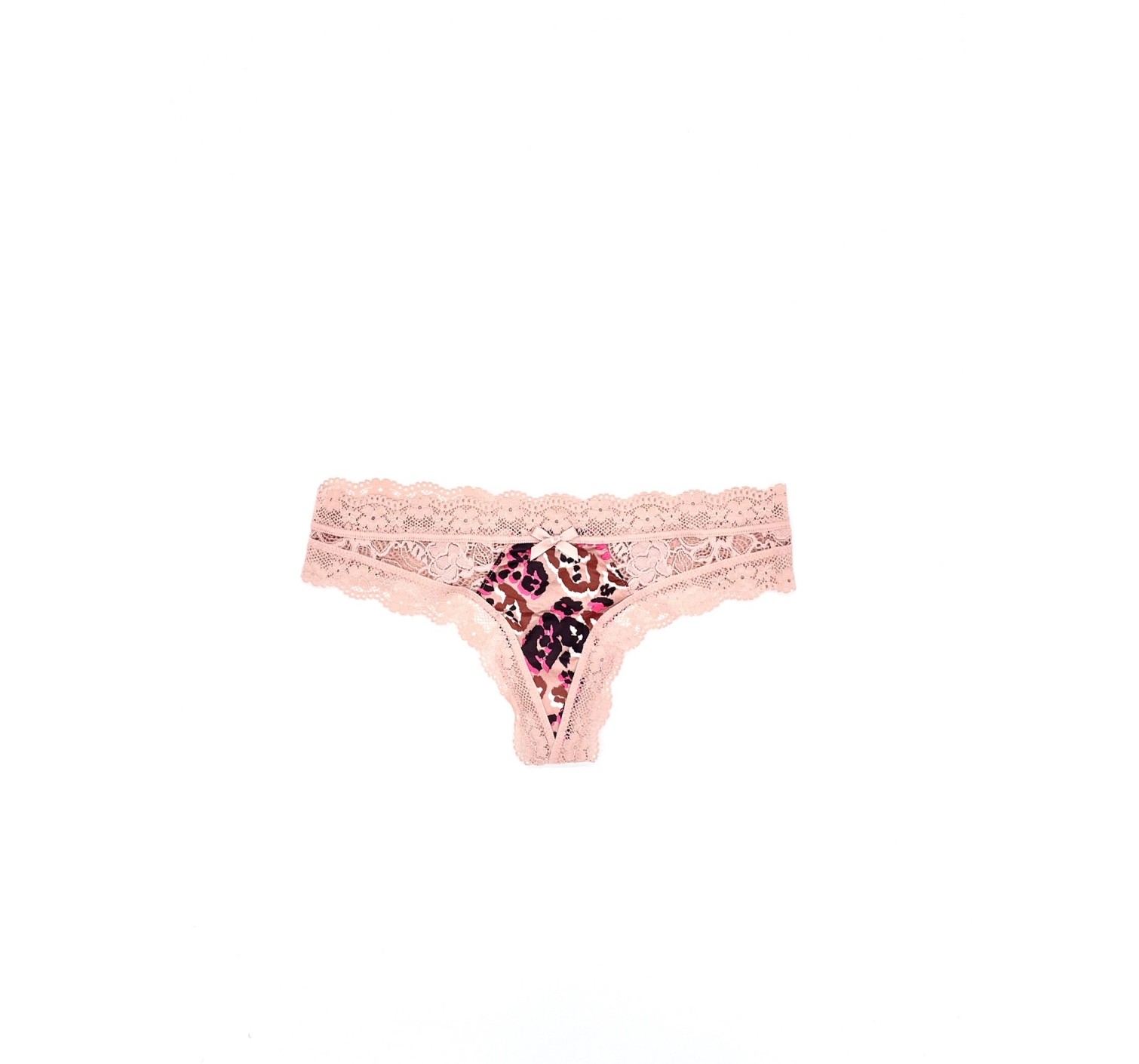 Трусики VS Very Sexy Thong panty pink leopard
