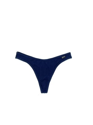 Трусики стрінги Вікторія Сікрет ПІНК Cotton Thong Panty Night Blue