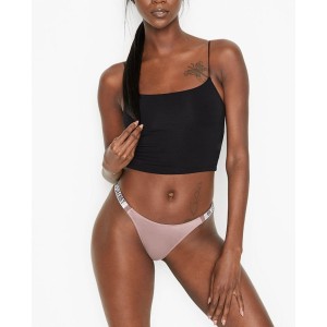 Комплект белья VS Very Sexy Push-up Bra Shine Strap Mauve Smoke