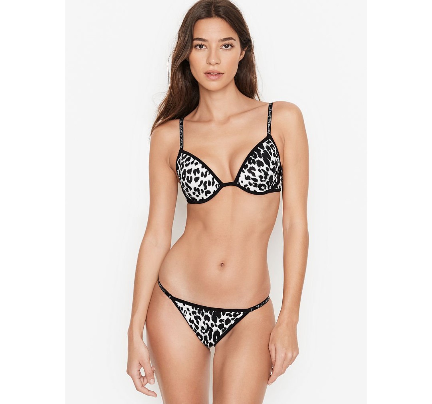 Купальник VS Logo Classic Strap Push-up &  Itsy bottom