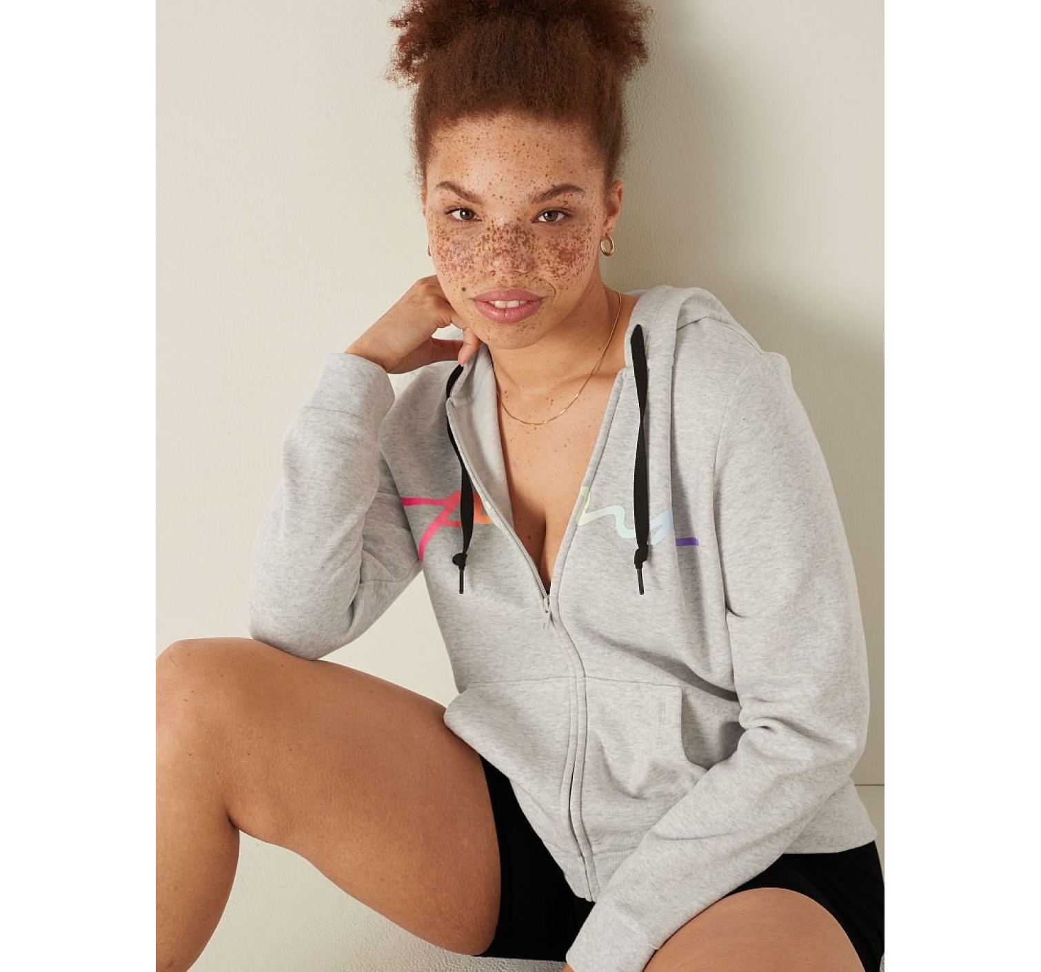 Спортивний костюм Victoria's Secret PINK Grey Gradient Script Logo