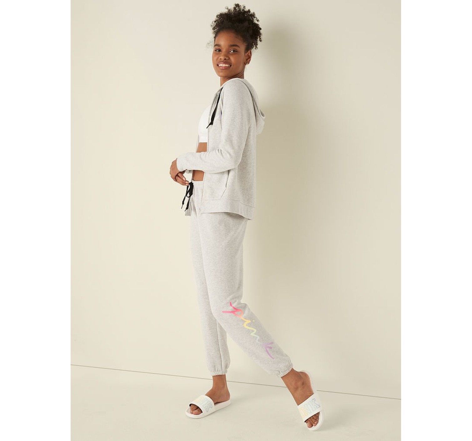 Спортивний костюм Victoria's Secret PINK Grey Gradient Script Logo