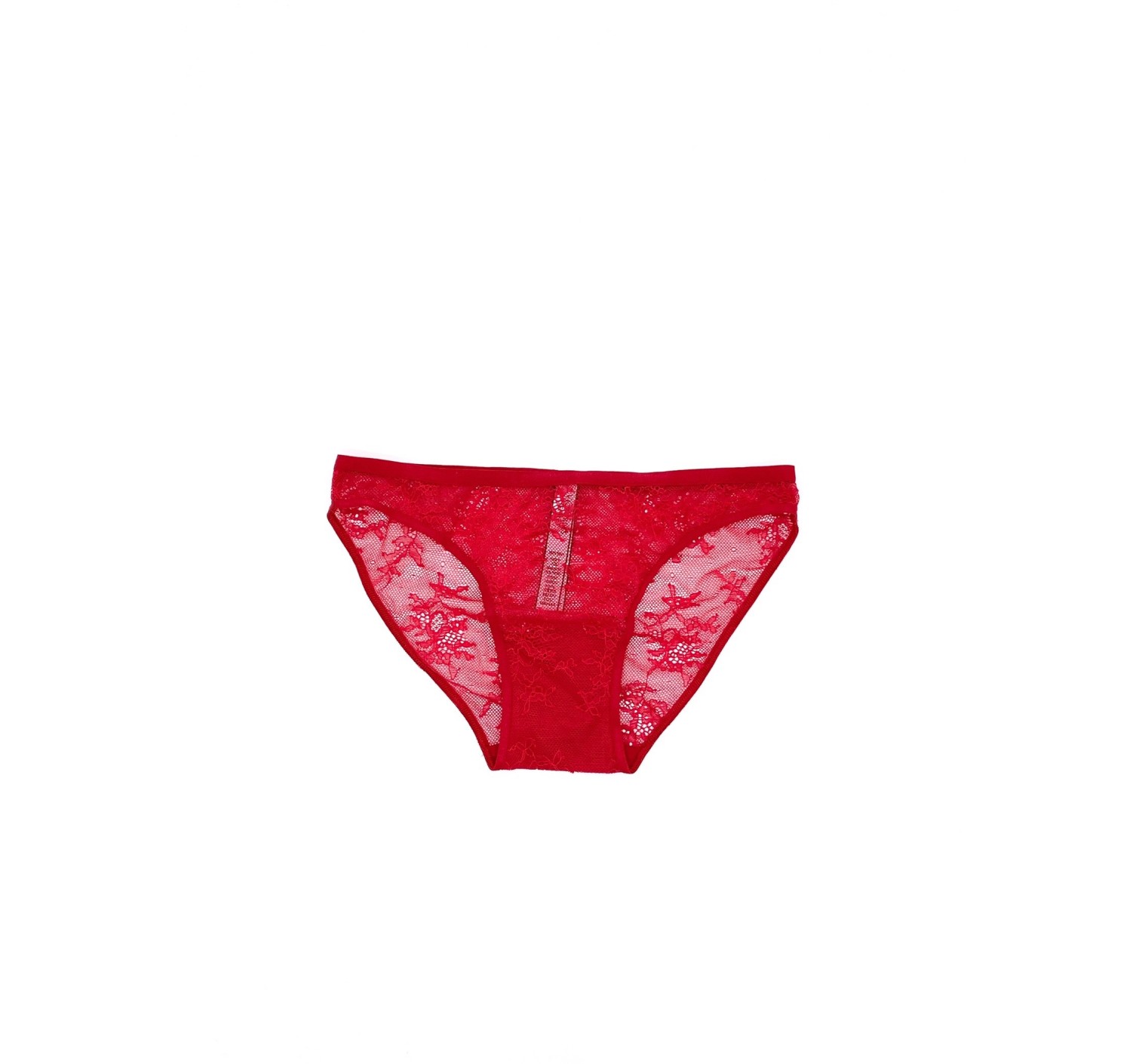 Трусики бікіні Вікторія Сікрет Red lace Bikini panty