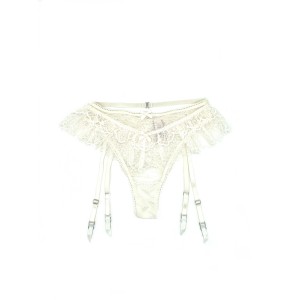 Трусики Вікторія Сікрет Dream Angels White Lace Itsy panty