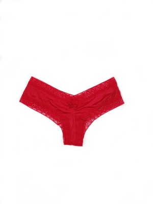 Трусики чики Вікторія Секрет Very Sexy Red Strappy Cheeky panty