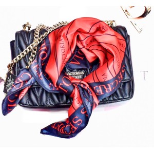 Сатиновий шарф Victoria's Secret RED logo VS