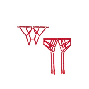 Трусики Victoria’s Secret Very Sexy Lipstick Strappy Ring Cheekini panty