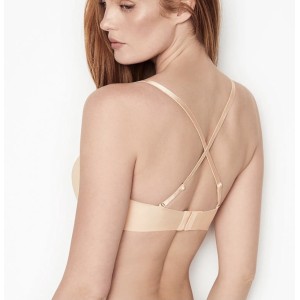 Бюстгальтер VS Sexy Illusions Light Beige Logo Push-up Bra
