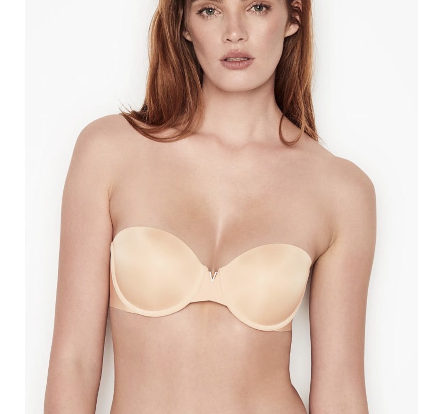 Бюстгальтер VS Sexy Illusions Light Beige Logo Push-up Bra