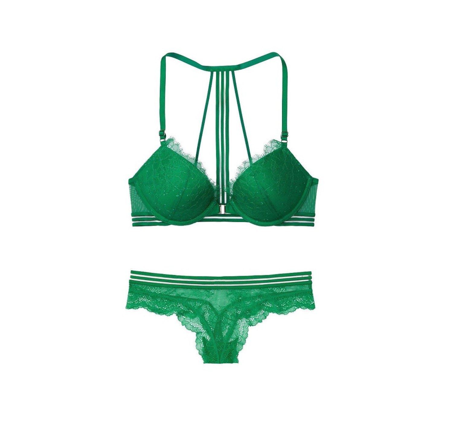 Комплект белья Victoria’s Secret Very Sexy, трусики  Cheeky  + Push-up Bra 
