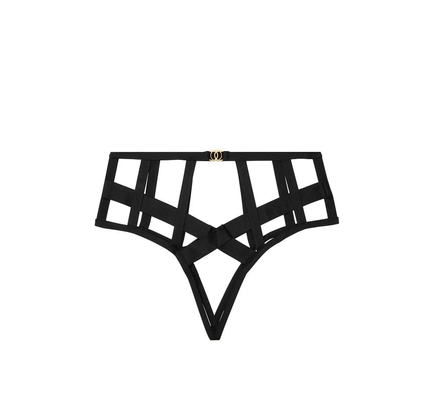 Трусики VS Very Sexy Strappy Cheeky panty Black