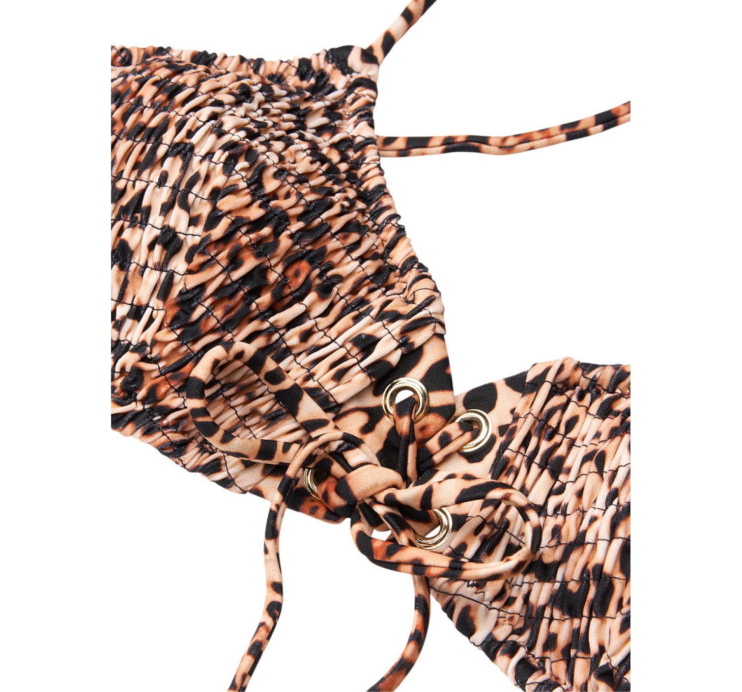 Купальник VS print Natural Leopard Bralette Top &amp; Bikini bottom