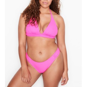Купальник трикутники з пушап Вікторія Сікрет hot pink