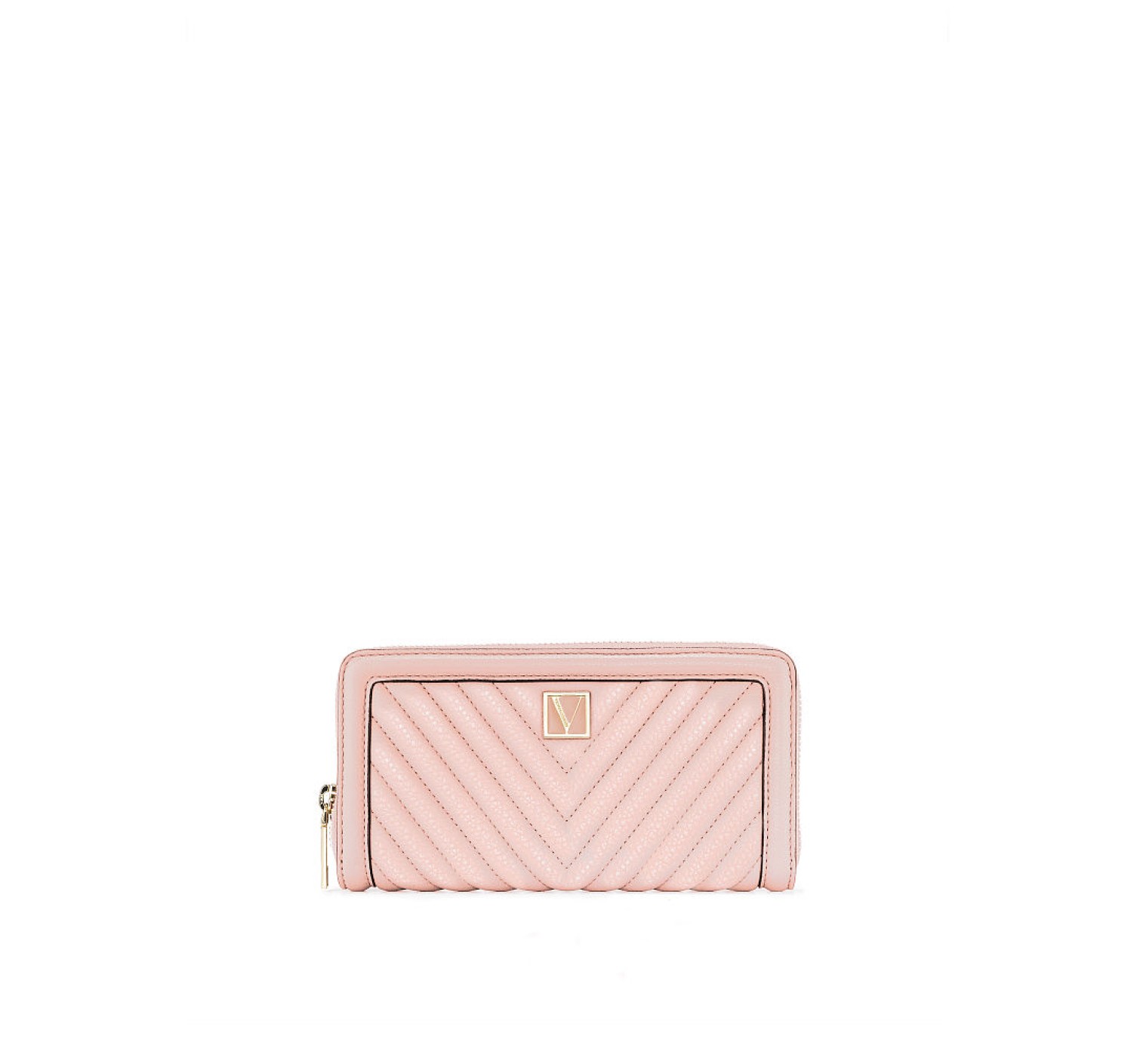 Гаманець Victoria's Secret The Victoria Wallet V-Quilt pink