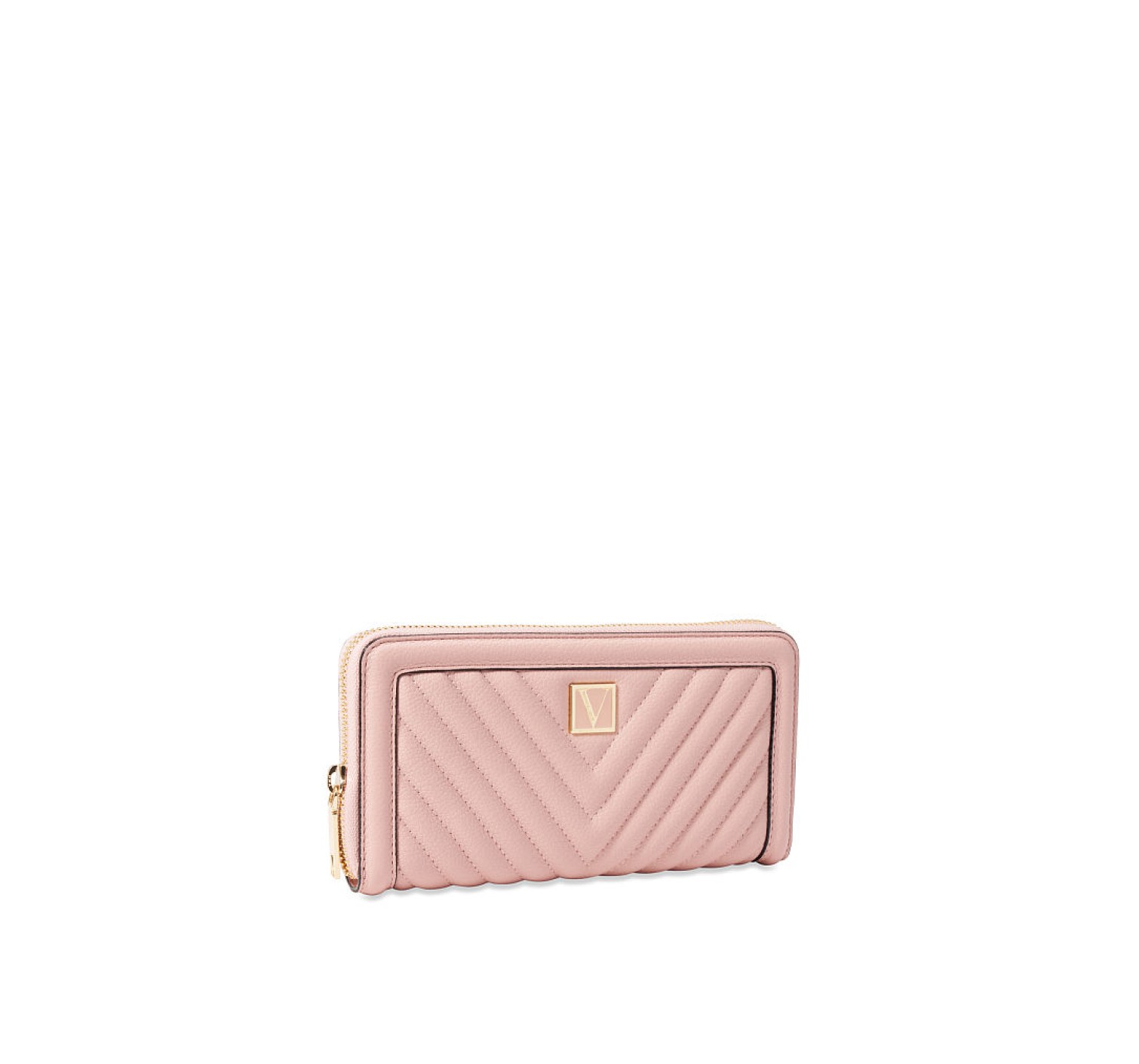 Гаманець Victoria's Secret The Victoria Wallet V-Quilt pink