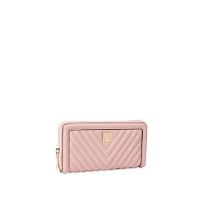 Гаманець Victoria's Secret The Victoria Wallet V-Quilt pink